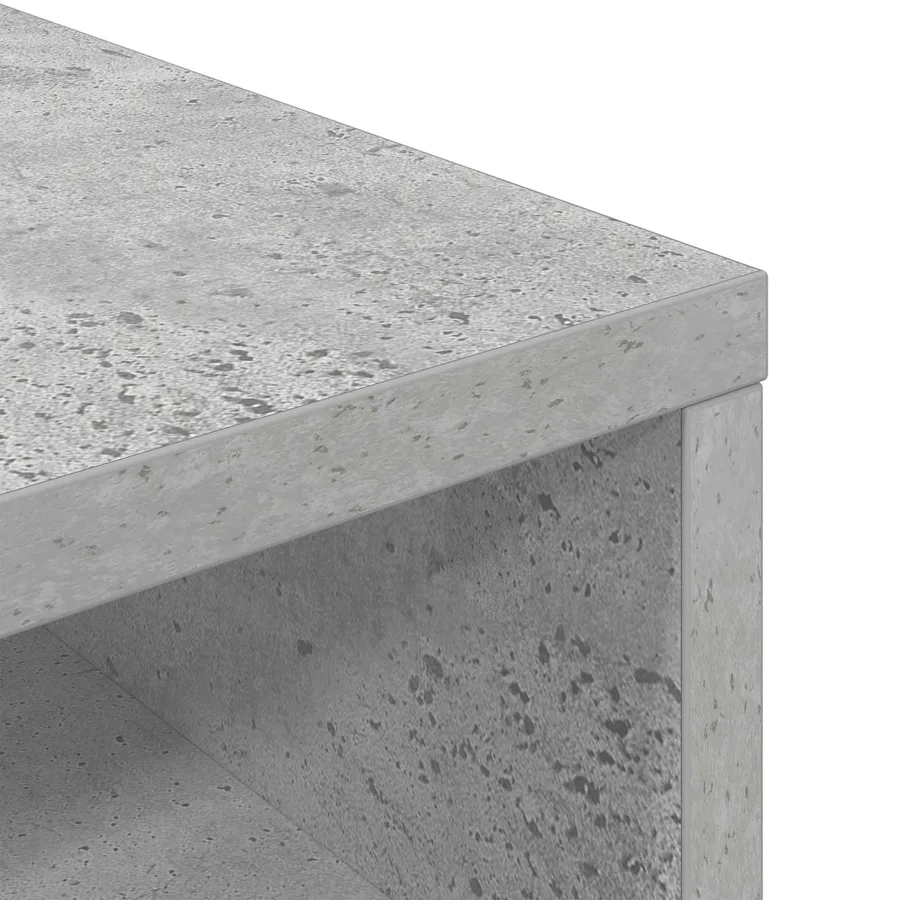Basboard avec tiroir Gris béton 102 x 32 x 48,5 cm - 9