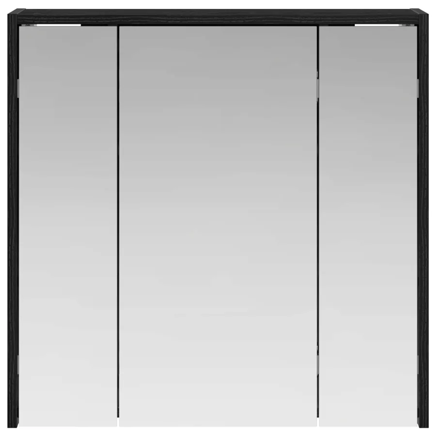 Armoire Miroir de Salle de Bain Chêne noir 63,5 x 16 x 62,5 cm - 5