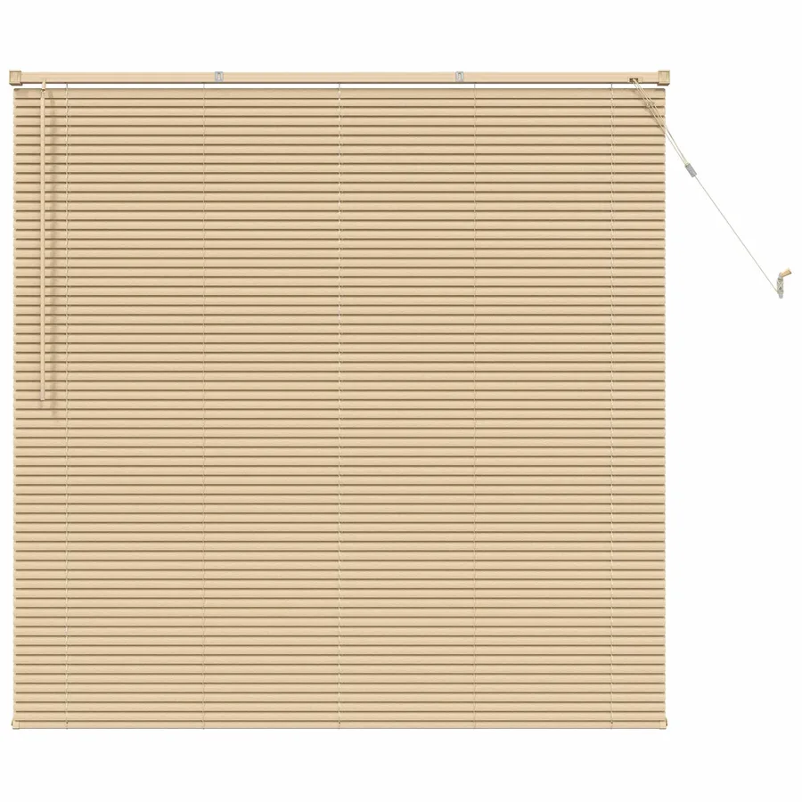 Store Vénitien Marron clair avec motif 150 x 130 cm 25 mm PVC - 2