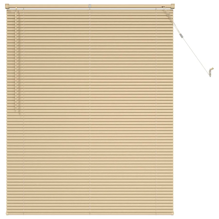 Store Vénitien Marron clair avec motif 150 x 110 cm 25 mm PVC - 2
