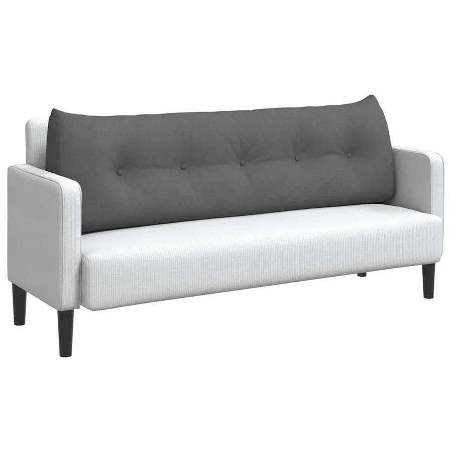 Coussin de Dos Gris foncé 160 x 24 x 50 cm tissu - 3