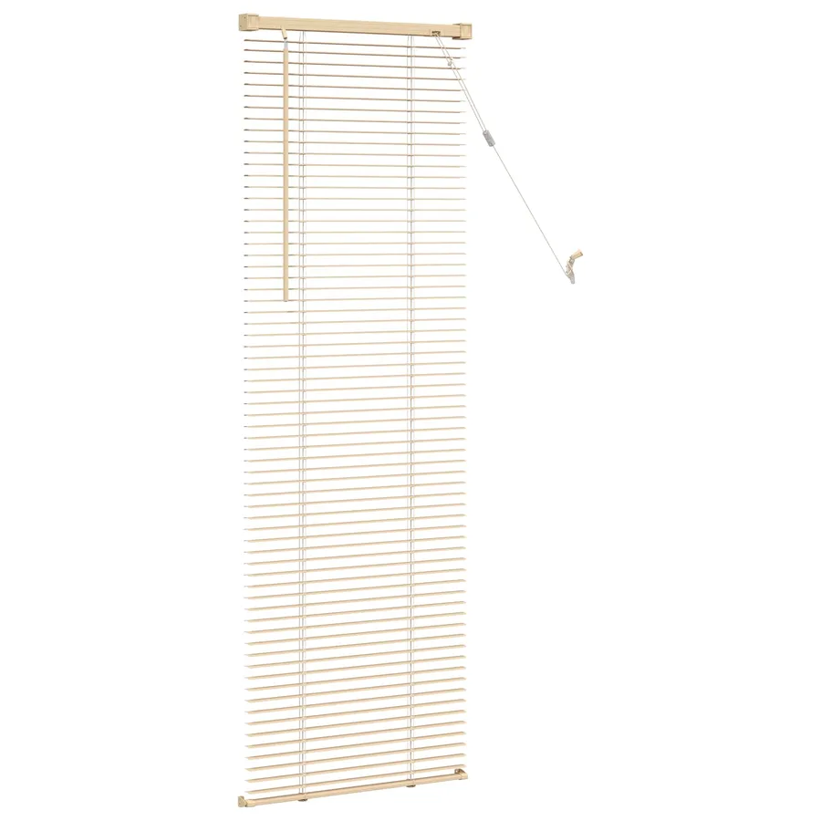 Store Vénitien Marron clair avec motif 150 x 50 cm 25 mm PVC - 5