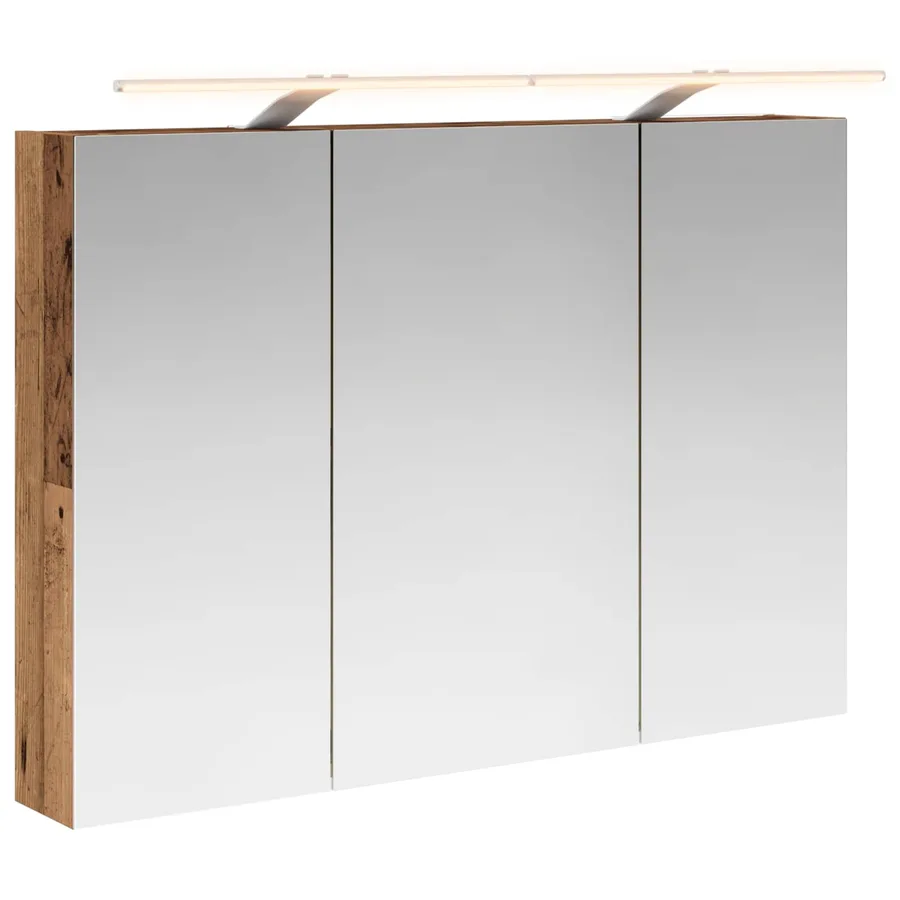 Armoire Miroir de Salle de Bain Bois ancien 100 x 14,5 x 70 cm - 2