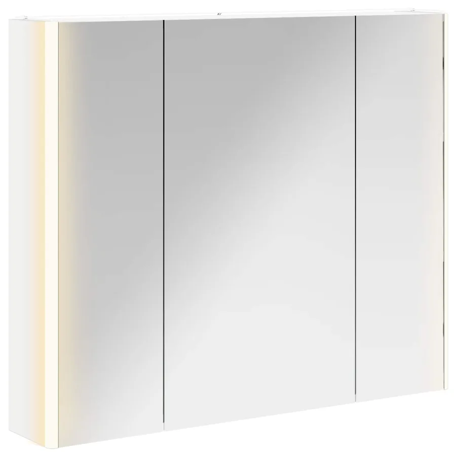 Armoire Miroir de Salle de Bain Blanc 83,5 x 15,5 x 70 cm - 2