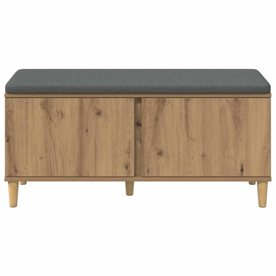 Banc d'entrée Chêne Artisanal 100 x 38 x 46 cm - 6