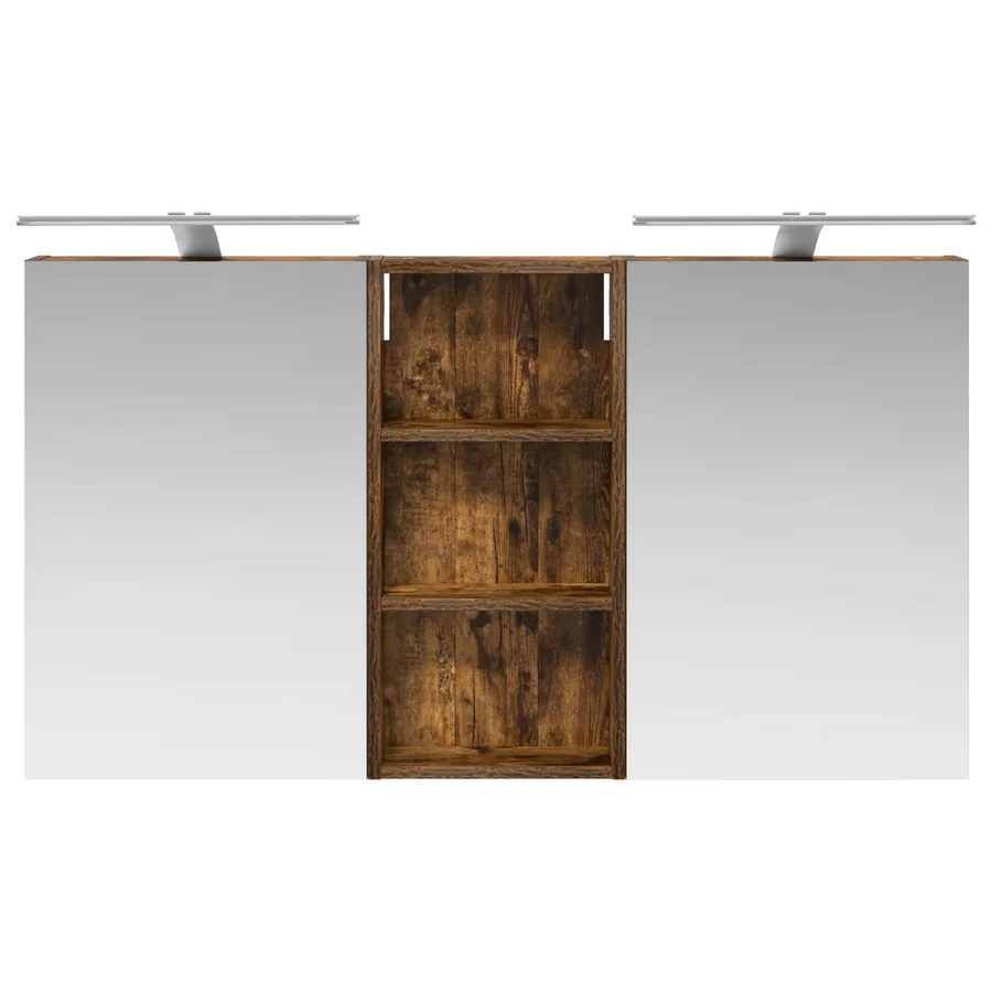 Ensemble de Meubles de Salle de Bain 3 pcs 110 x 10,5 x 60,5 cm - 6