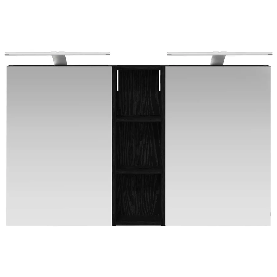 Ensemble de Meubles de Salle de Bain 3 pcs 100 x 10,5 x 60,5 cm - 6