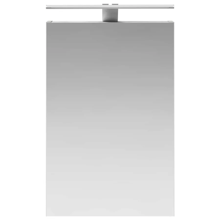 Armoire Miroir de Salle de Bain Gris béton 40 x 10,5 x 60,5 cm - 6