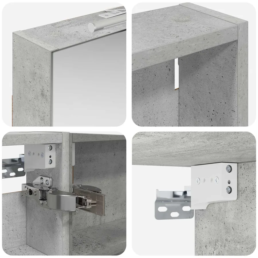 Ensemble de Meubles de Salle de Bain 3 pcs 100 x 10,5 x 60,5 cm - 8