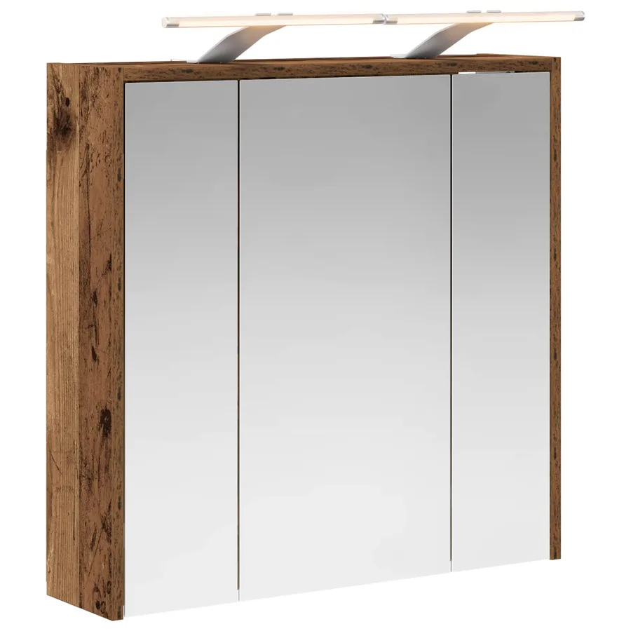 Armoire Miroir de Salle de Bain Bois ancien 63,5 x 16 x 62,5 cm - 2