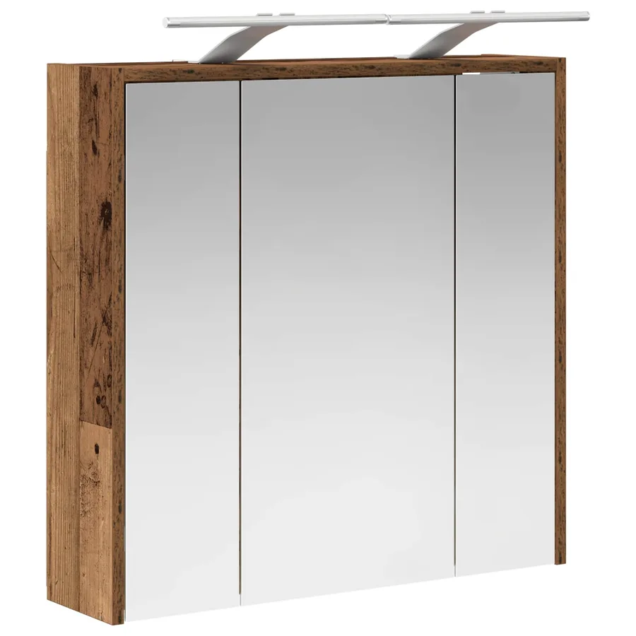 Armoire Miroir de Salle de Bain Bois ancien 63,5 x 16 x 62,5 cm - 5
