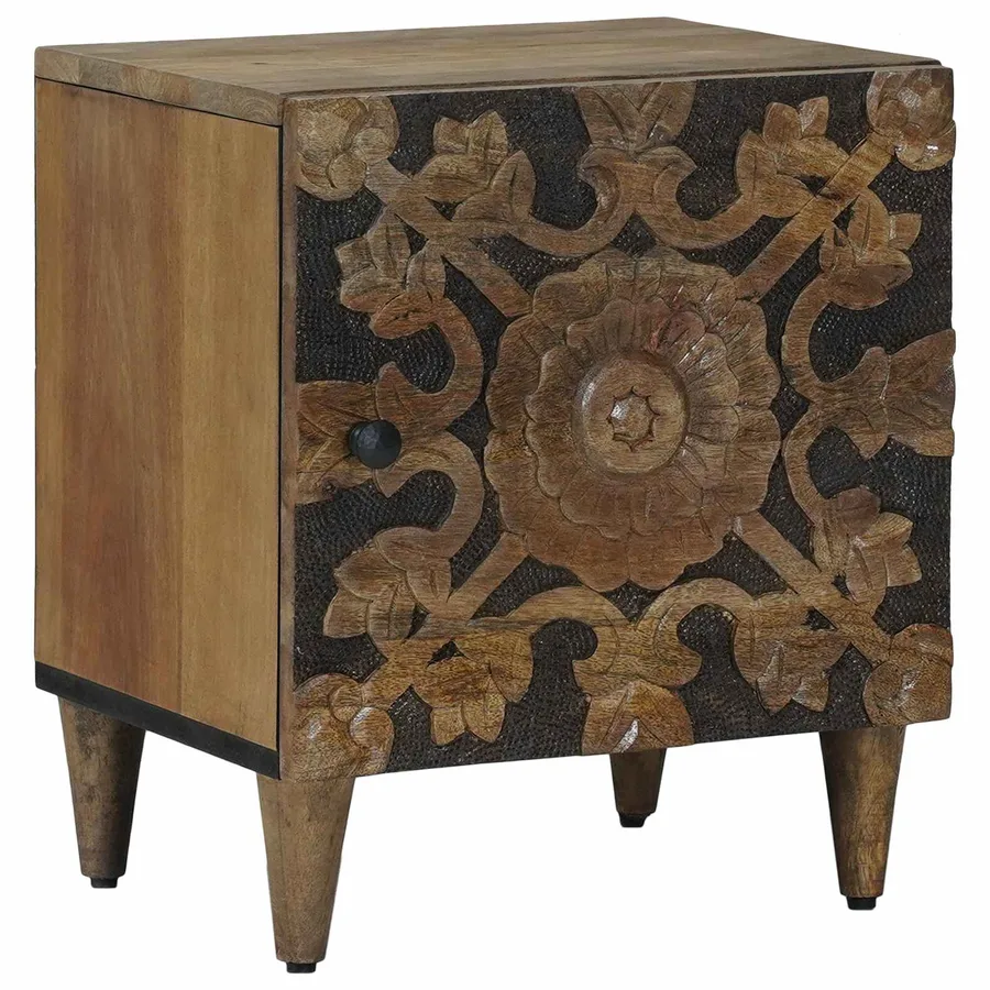 Cabinet de chevet 2 pcs Marron 40 x 33,5 x 46 cm - 2
