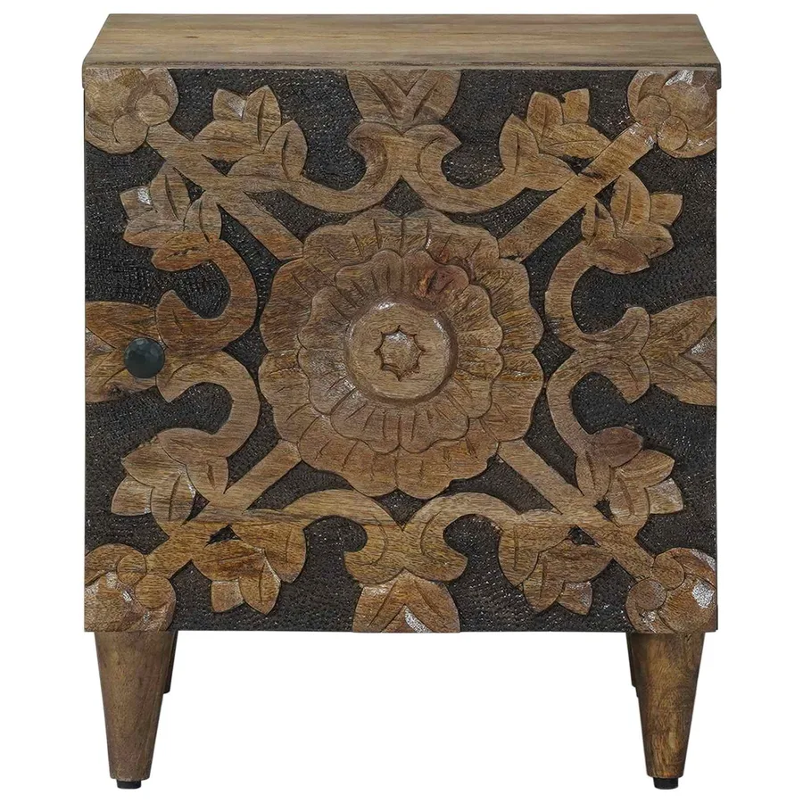 Cabinet de chevet 2 pcs Marron 40 x 33,5 x 46 cm - 4
