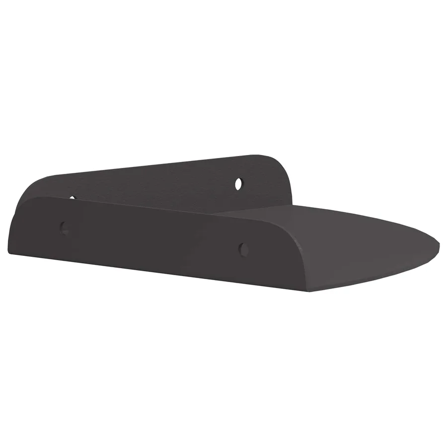 Étagère flottante avec étagère 4 pcs Noir 18 x 18 x 2 cm - 6