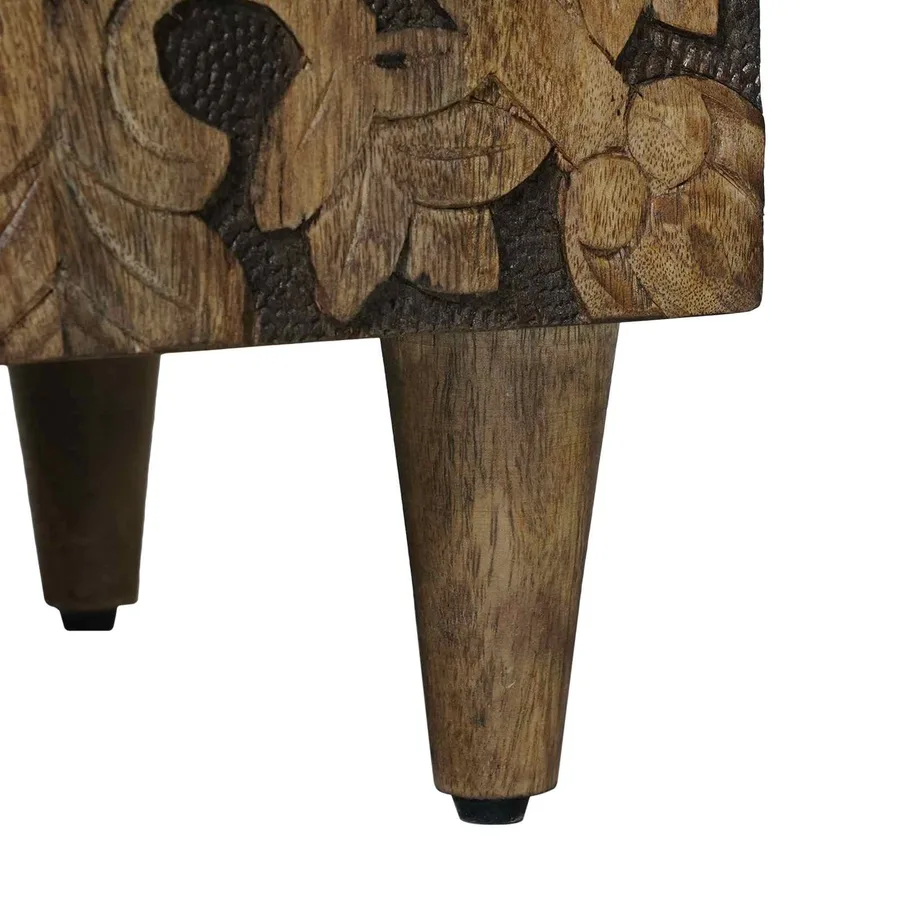 Buffet 3 pcs Marron 60 x 33,5 x 75 cm Bois de mangue massif - 10