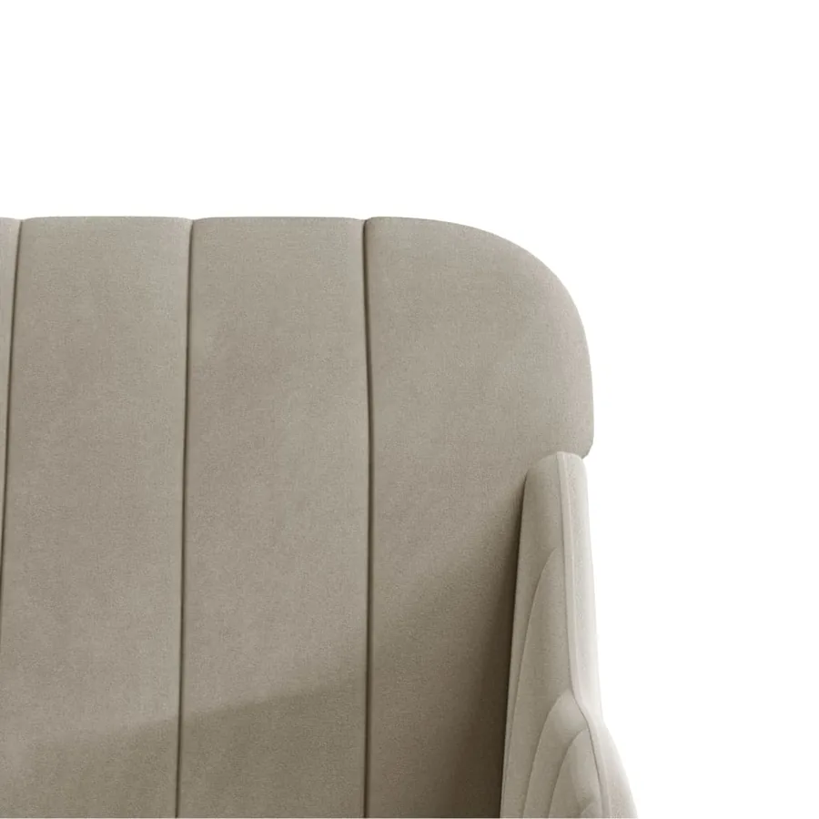Fauteuil Gris clair 63x76x80 cm Velours - 6