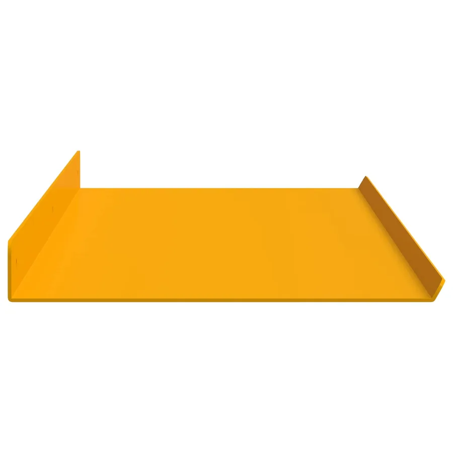 Étagère flottante 4 pcs Jaune moutarde 100 x 18 x 2,5 cm Acier - 6