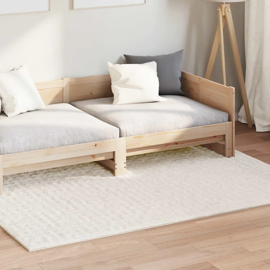 Tapis de surface SIROLO Crème 170 x 120 cm Polyester - 3