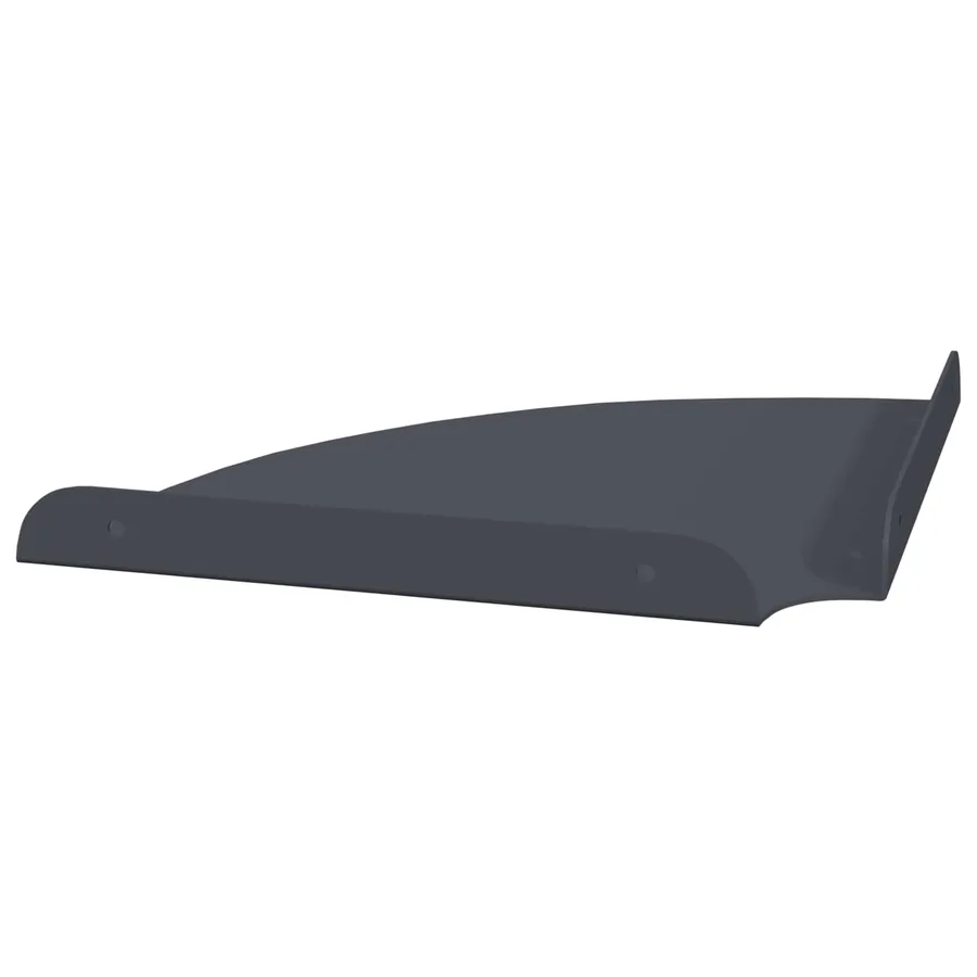 Étagère flottante avec étagère 2 pcs Anthracite 24 x 24 x 2 cm - 7