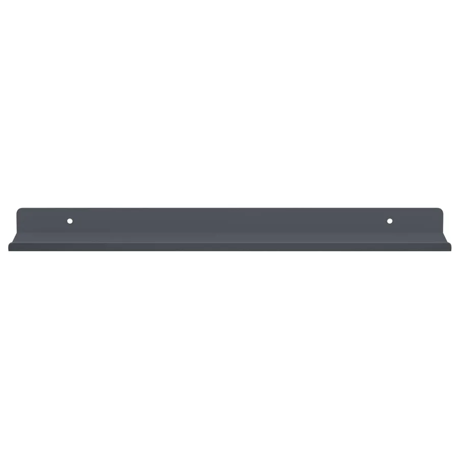 Étagère flottante 2 pcs Anthracite 40 x 8,5 x 2,5 cm Acier - 5