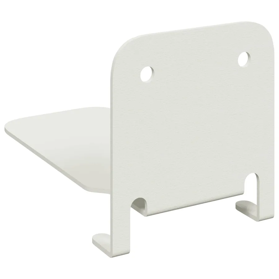 Étagère flottante avec étagère 8 pcs Blanc 6 x 10,8 x 6,6 cm - 7