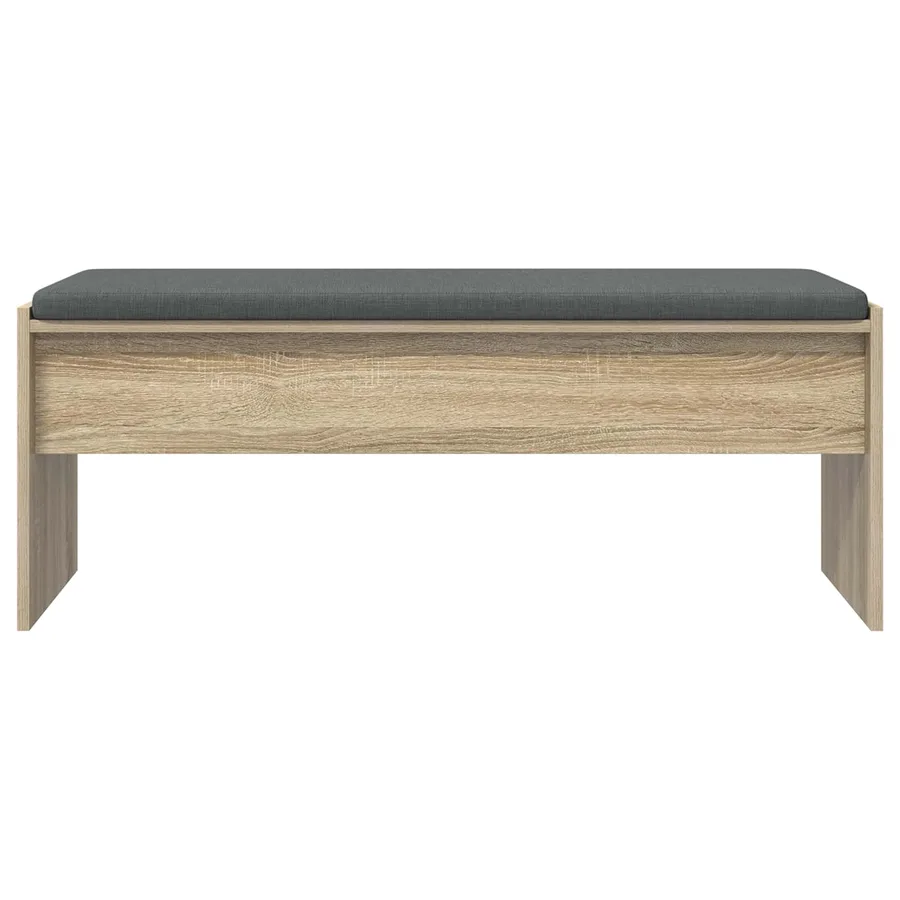 Banc d'entrée avec coussin Chêne Sonoma 103 x 38 x 40 cm - 5