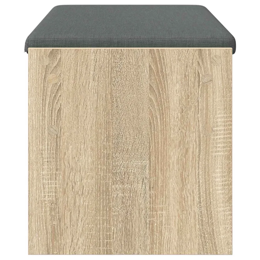 Banc d'entrée avec coussin Chêne Sonoma 103 x 38 x 40 cm - 6