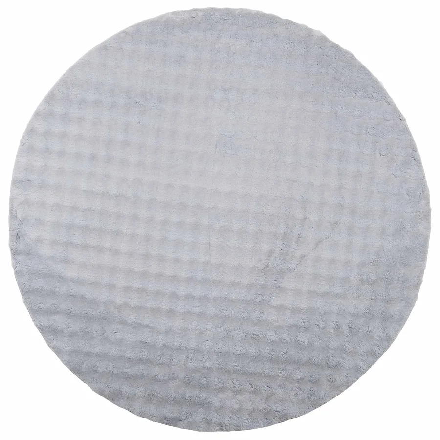 Tapis de surface Rond SIROLO Gris Ø 200 CM Polyester - 2