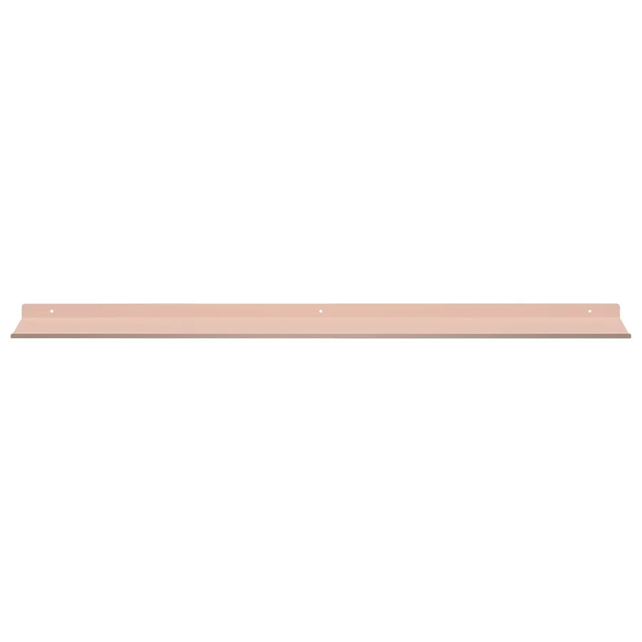 Étagère flottante 4 pcs Rose 100 x 18 x 2,5 cm Acier - 5