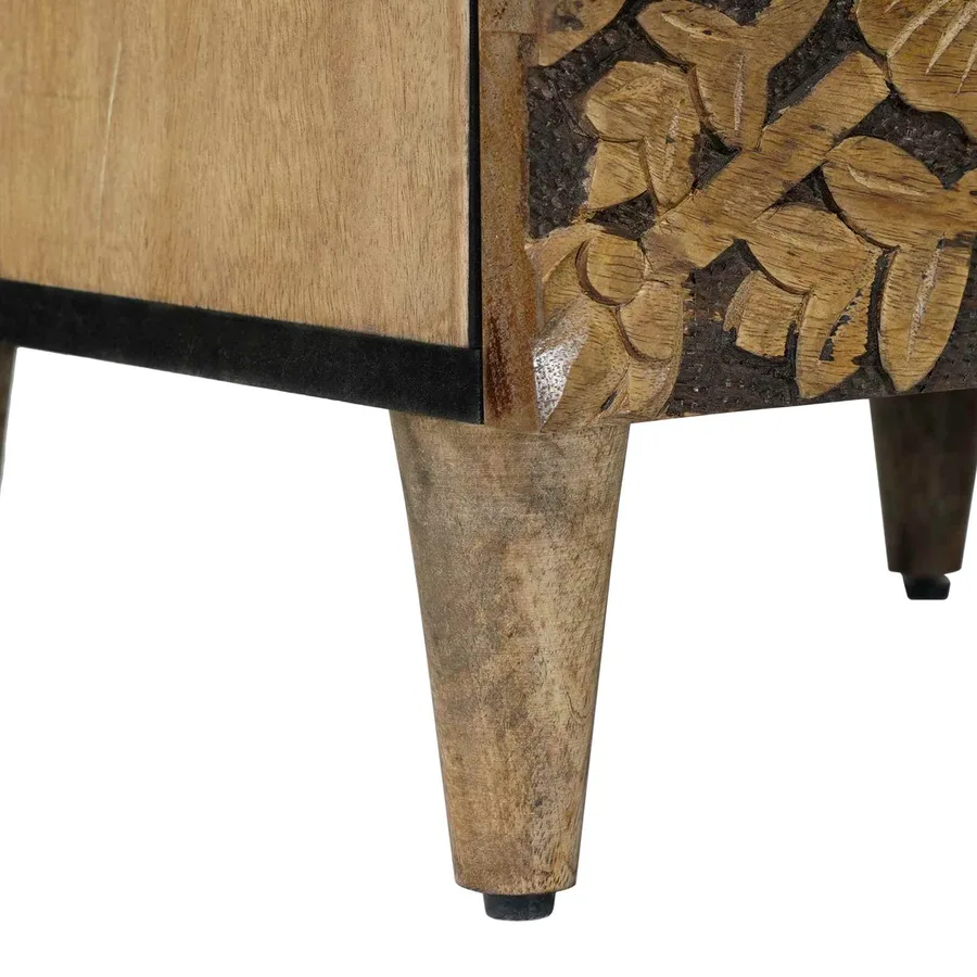 Buffet Marron 40 x 33,5 x 75 cm Bois de mangue massif - 8