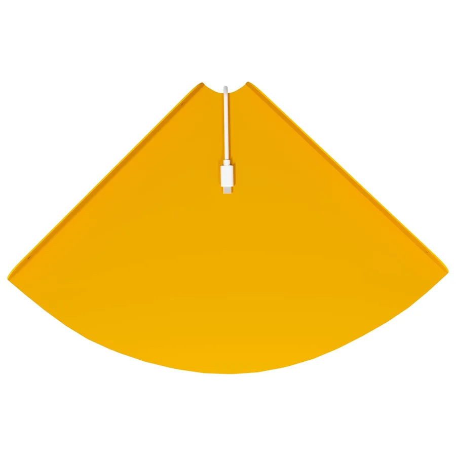 Étagère flottante 2 pcs Jaune moutarde 30 x 30 x 2 cm - 9