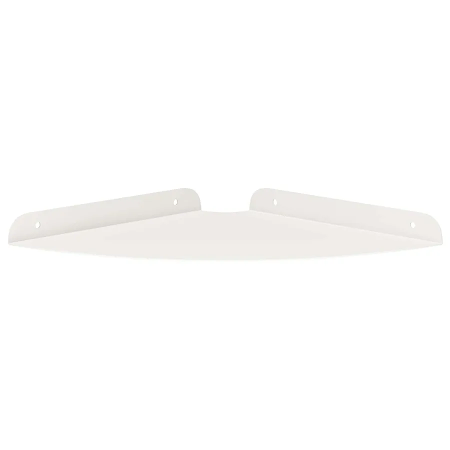 Étagère flottante avec étagère 4 pcs Blanc 24 x 24 x 2 cm - 5