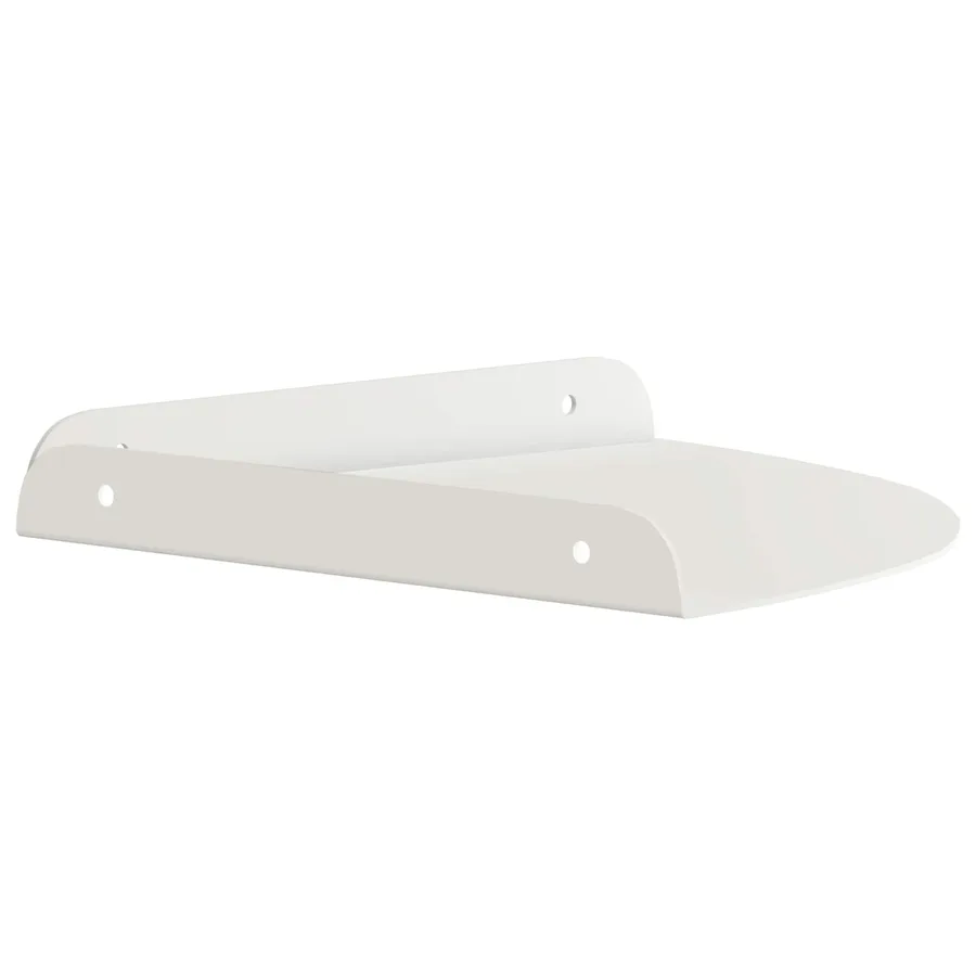 Étagère flottante avec étagère 4 pcs Blanc 24 x 24 x 2 cm - 6