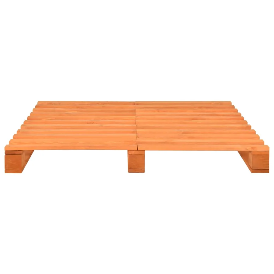 Cadre de lit de palette sans matelas 180x200cm bois massif - 3