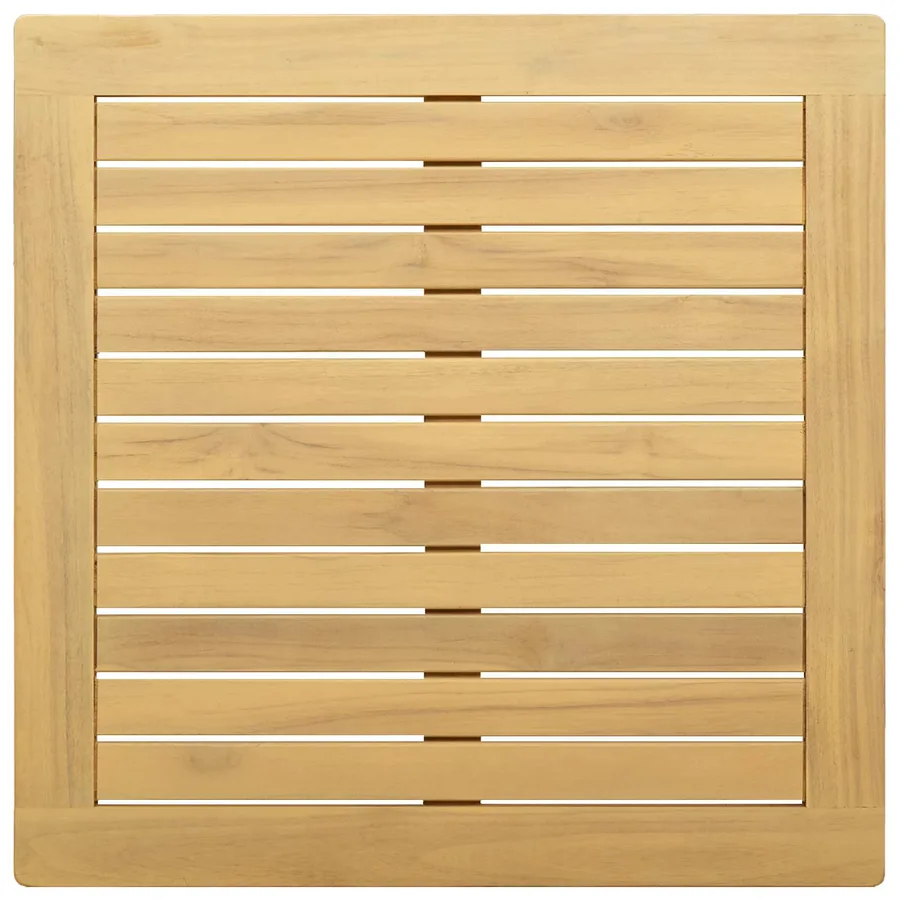 Table basse Acacia clair 60 x 60 x 36 cm Bois d'Acacia Massif - 4
