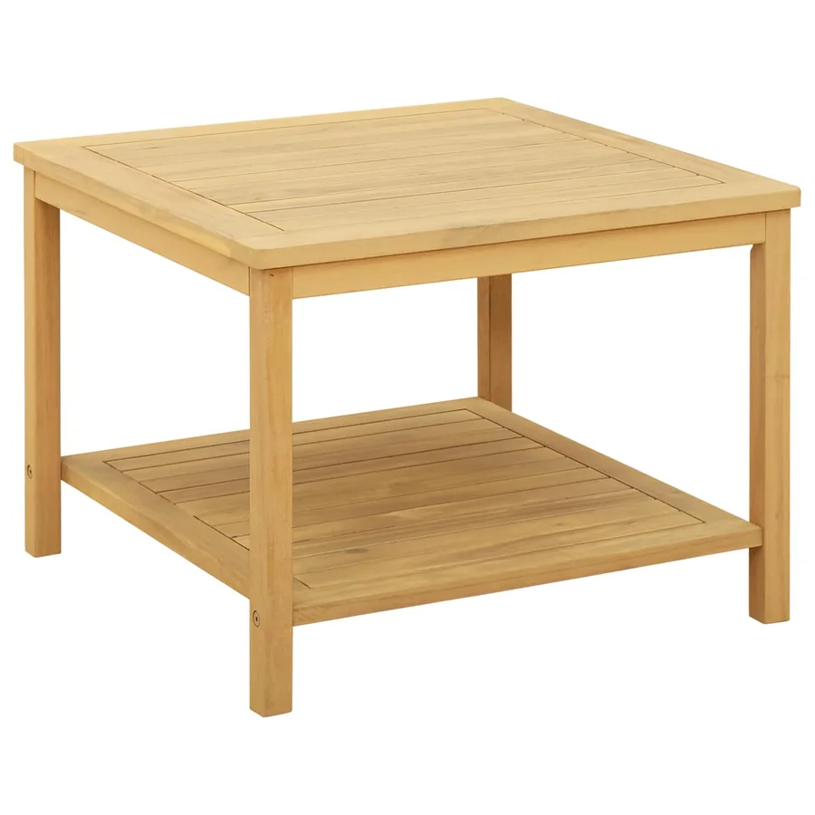 Table d'appoint Huile Naturelle 60 x 60 x 45 cm - 6