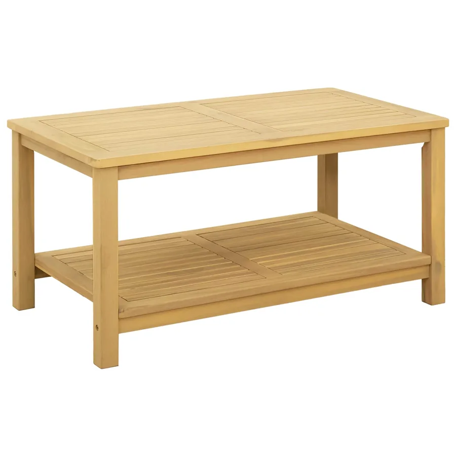 Table d'appoint Huile Naturelle 90 x 50 x 45 cm - 6