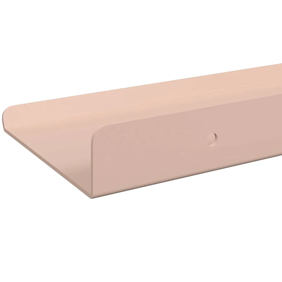 Étagère flottante 3 pcs Rose 40 x 9 x 2,5 cm Acier - 7