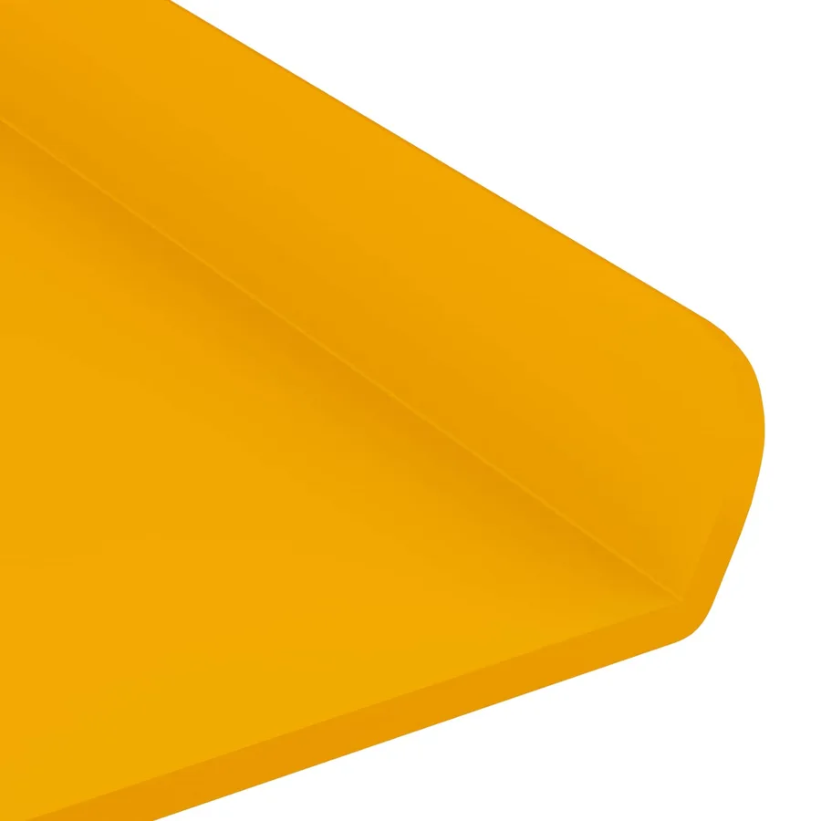 Étagère flottante 4 pcs Jaune moutarde 60 x 8,5 x 2,5 cm Acier - 9