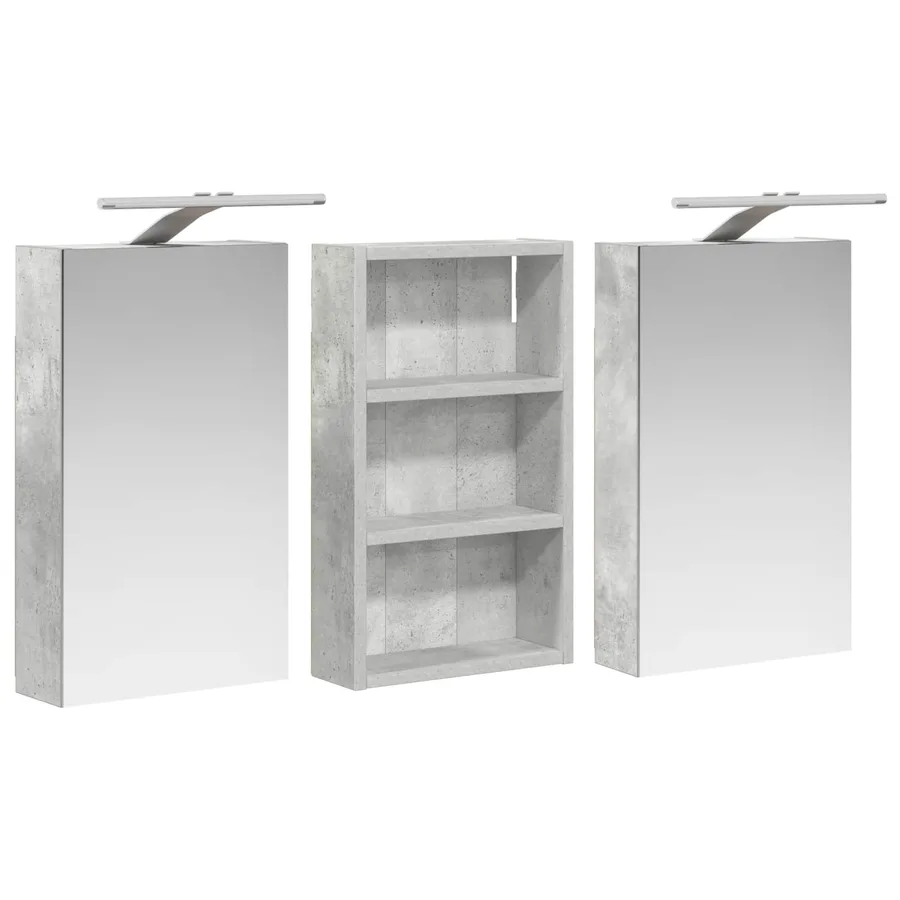 Ensemble de Meubles de Salle de Bain 3 pcs 90 x 10,5 x 50 cm - 5