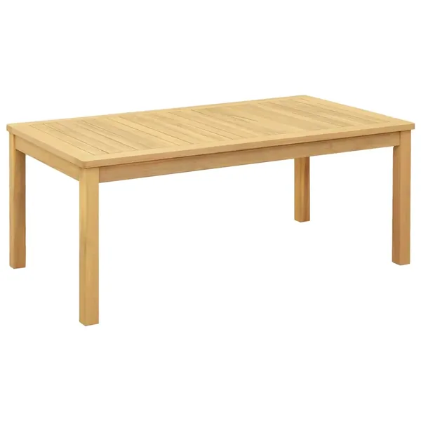 Table basse Acacia clair 110 x 60 x 45 cm Bois d'Acacia Massif