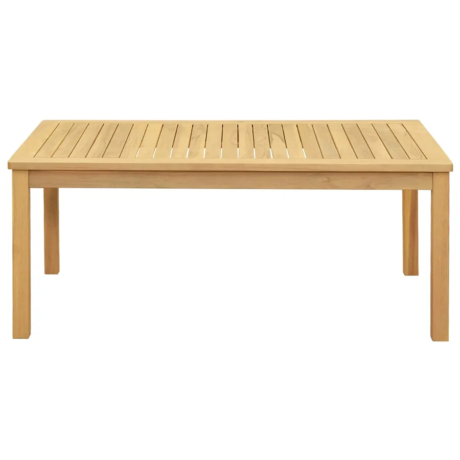 Table basse Acacia clair 110 x 60 x 45 cm Bois d'Acacia Massif - 2