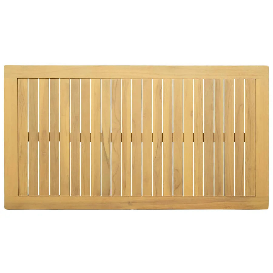 Table basse Acacia clair 110 x 60 x 45 cm Bois d'Acacia Massif - 4