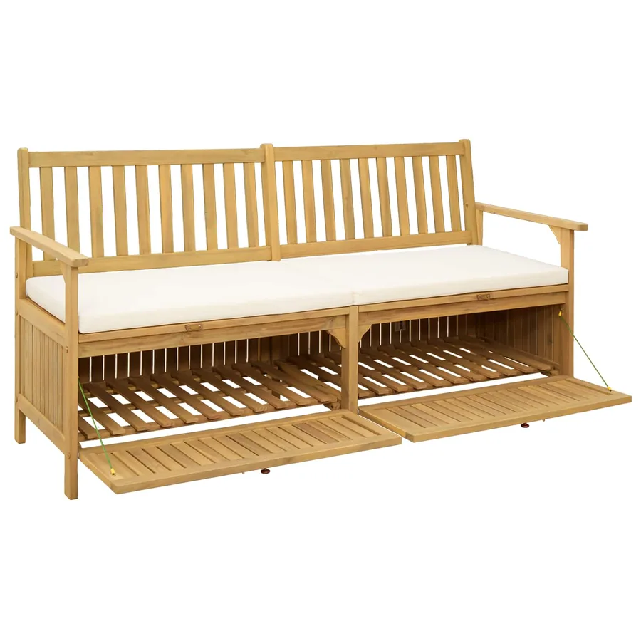 Banc de rangement 2 -Seater 170 x 63 x 84 cm Rectangulaire - 2
