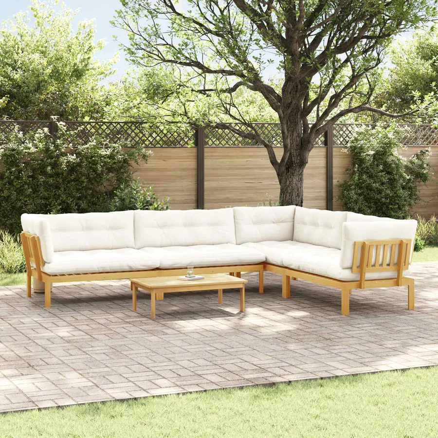 5 Pièce Unité du canapé en palette de jardin