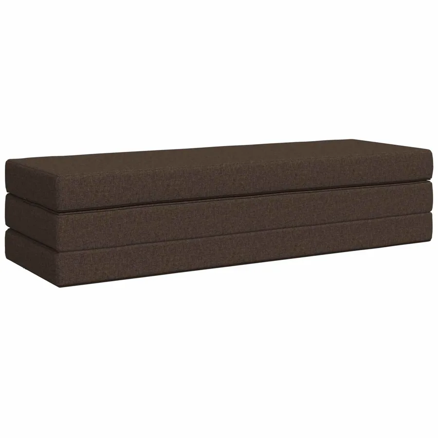 Canapé-lit pliable 200 x 67 x 45 cm Taupe - 3