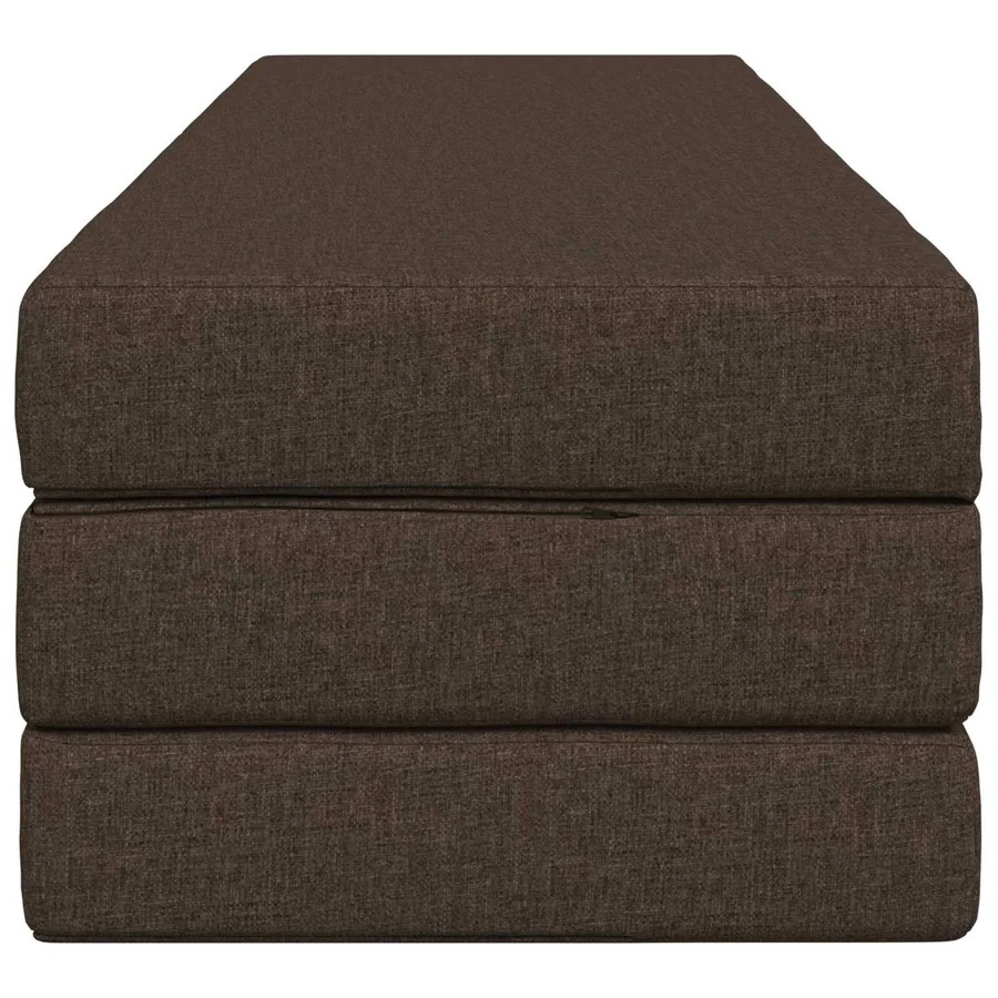 Canapé-lit pliable 200 x 67 x 45 cm Taupe - 4