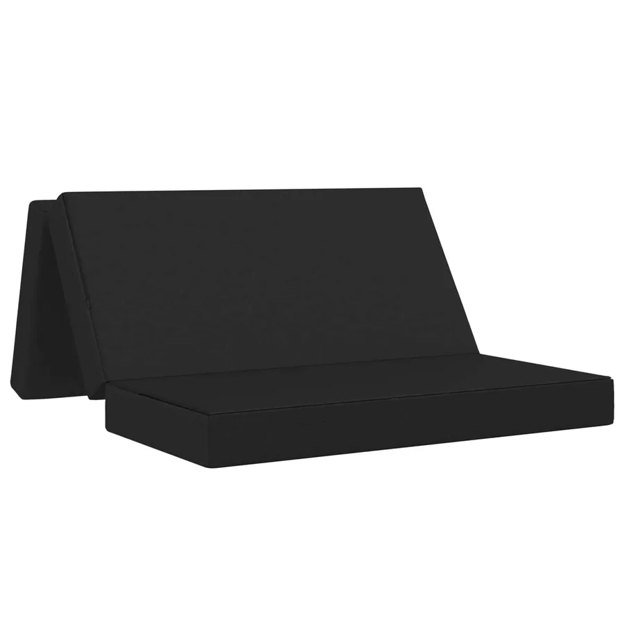Canapé-lit pliable 160 x 67 x 45 cm Noir - 2