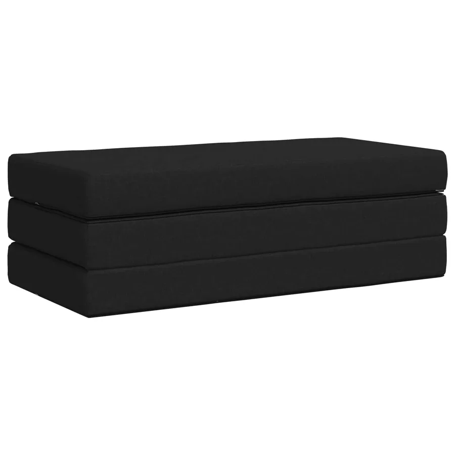 Canapé-lit pliable 160 x 67 x 45 cm Noir - 3