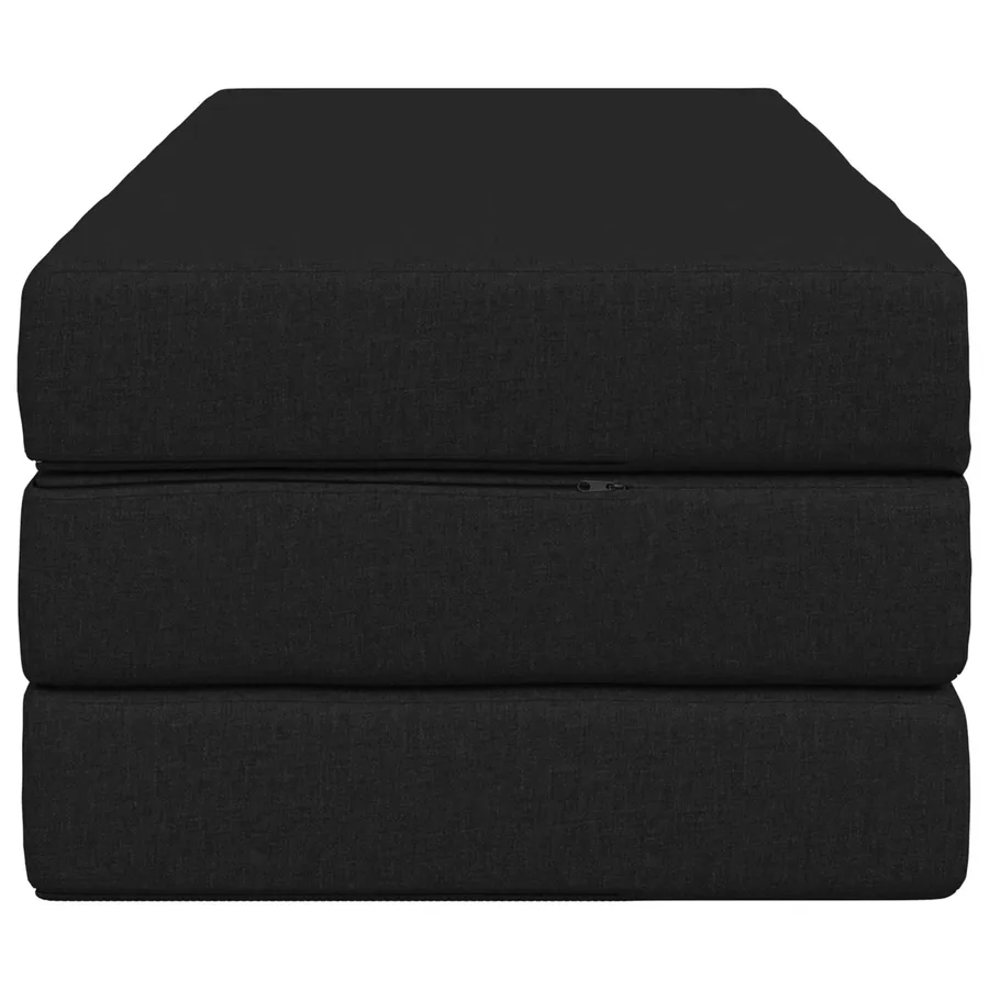 Canapé-lit pliable 160 x 67 x 45 cm Noir - 4